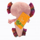 Іграшка м`яка Аксолотль рожева риба  Україна Копиця 24см (00306-9)