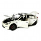 Машинка металева Tesla Model 3 Тесла біла 1:24 звук світло інерція відкр двері багажник капот гумові колеса 20,5*8*7см (AP-2064) 