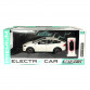 Машинка металева Tesla Model X Electrocar Тесла Модель X Електрокар біла 1:24 зарядна станція звук світло відч двері капот багажник гум колеса 18*6*8см (AP-2004)