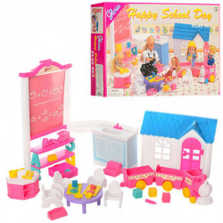 Дитяча іграшкова меблі Глорія Gloria для ляльок Барбі Дитячий садок 9877. Облаштуйте ляльковий будиночок
