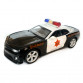 Машина металлическая полиция Chevrolet Camaro SS-Police Автопром 1:32 свет звук откр двери баг капот 18*7*6см (68396)