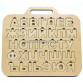 Деревянные буквы для обучения «Алфавит» Alf01