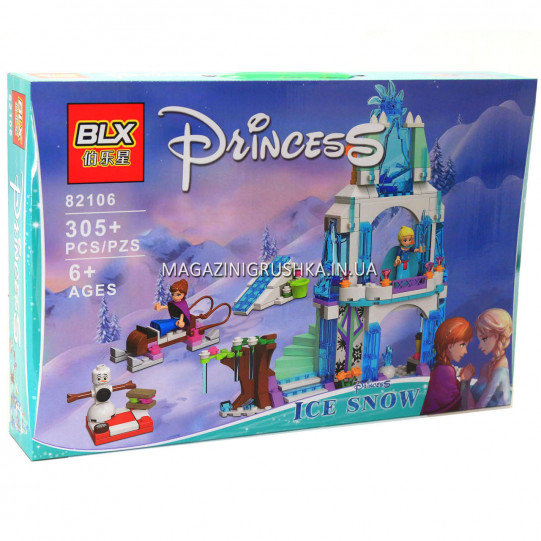 Конструктор BLX «Princess» - Ледяной замок Эльзы, 305 деталей (82106)