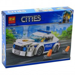 Конструктор «Cities» Lari - Полицейское патрульное авто, 98 дет, (11206)