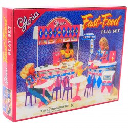 Детская игрушечная мебель Глория Gloria для кукол Барби Fast-Food. Обустройте кукольный домик (96008)