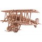 Деревянный механический конструктор Wood Trick Самолет.Техника сборки - 3d пазл