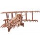 Деревянный механический конструктор Wood Trick Самолет.Техника сборки - 3d пазл