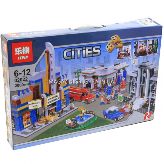 Конструктор «City» Lepin 02022 «План города» 2080 дет