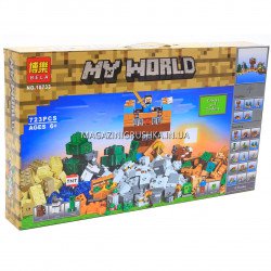 Конструктор майнкрафт (Minecraft) «My world» - Верстат 2.0 (10733)