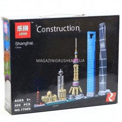 Конструктор Архітектура (Lepin) - Шанхай, 669 деталей (17009)