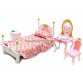 Детская игрушечная мебель Глория Gloria для кукол Барби Спальня 2319. Обустройте кукольный домик