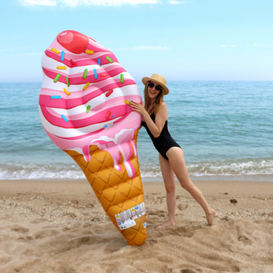 Матрас надувной Intex Мороженое (Ice Cream) арт.58762. Отлично подходит для отдыха на море, в бассейне