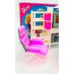 Дитяча іграшкова меблі Глорія Gloria для ляльок Барбі Вітальня 2014. Облаштуйте ляльковий будиночок