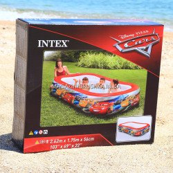 Дитячий надувний басейн Intex 57478 «Тачки»