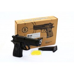 Іграшковий пістолет ZM21 з кульками . Дитяче зброю з металевим корпусом з дальністю стельбы 15-20м