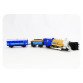 Детская игрушка Железная дорога "Голубой вагон" музыкальная с дымом - 282 см арт. 7014