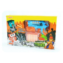 Детский пистолет с мягкими патронами «Охотник на зомби» (мишень, 6 патронов)