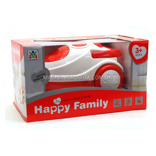 Детский пылесос на батарейках «Happy Family» (свет, звук) LS820K2