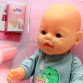 Интерактивная кукла Baby Born (беби бон). Пупс аналог с одеждой и аксессуарами 9 функций беби борн 8006-453