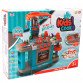 Кухня детская игровая интерактивная с микроволновкой, кофемашиной, тостером (свет, звук) 78х29х87 см (008-938)