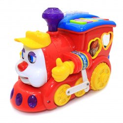 Розвиваюча іграшка для дітей «Музичний паровозик Ту-Ту» 9155