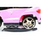 Детская машинка каталка-толокар Mercedes SX1578-8 розовый, кож сиденье, EVA колеса, MP3