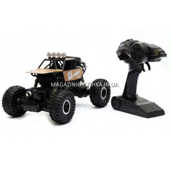 Автомобиль джип на пульте управления Sulong Toys 1:18 Off-Road Crawler Super Speed Металлический Коричневый