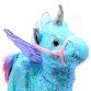 Інтерактивна м'яка іграшка «Поні» єдиноріг на повідку (блакитний), ходить, співає, ірже 30*10*35 см (M1244)