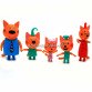 Дитячий ігровий набір фігурок «Три кота» - 13 фігурок, арт. 663