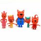 Дитячий ігровий набір фігурок «Три кота. Павільйон з солодощами» - 5 фігурок, візок, товар N73-2