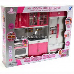 Дитяча ігрова меблі для ляльок Кухня «My happy kitchen» 66035