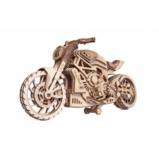 Дерев'яний конструктор Wood Trick Мотоцикл DMS, 203 деталі.Техніка збірки - 3d пазл