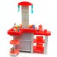 Детская игрушечная кухня 889-63 с посудой (свет, звук, вода) 55 элементов