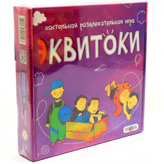 Настольная игра Strateg Эквитоки на русском языке, 112 карточек арт.991547