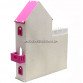 Игрушечный кукольный деревянный домик Мария (розовый). Обустройте домик для кукол