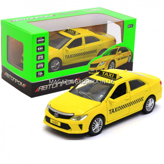 Машинка іграшкова Автопром Toyota «Taxi» (Таксі) 7843