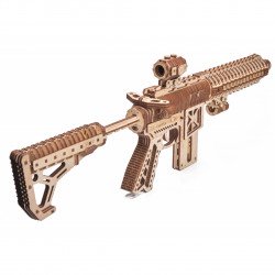Деревянный конструктор Wood Trick Штурмовая винтовка AR-T, 496 деталей.Техника сборки - 3d пазл