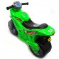 Детский Мотоцикл толокар Орион Зеленый музыкальный. Популярный транспорт для детей от 2х лет