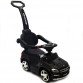 Детская машинка каталка-толокар Bambi Mercedes черный, кож сиденье, EVA колеса, MP3 (SX1578-2)