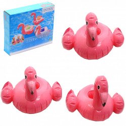 Комплект надувных подстаканников (3 шт) Intex 57500 Фламинго