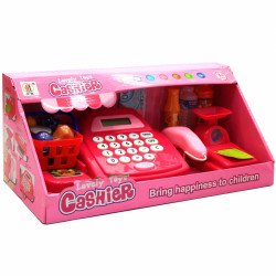 Кассовый аппарат Cashier. Игрушечный детский набор для игры в супермаркет 41х19х18 см (8388B-2)