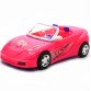 Машинка Gloria для куколки Барби. Кабриолет на батарейках (свет) 43х10х20 см (26010)