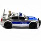 Машинка іграшкова Автопром «Поліція» срібна, 19х8х7 см, пластик (світло, звук) 7916ABC