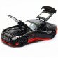 Машинка іграшкова Автопром «Mercedes-AMG GT R», 14 см, світло, звук, двері відчиняються, чорний (7846)
