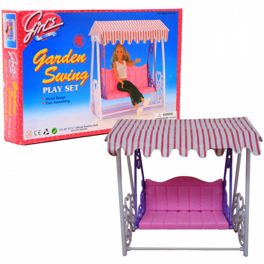 Дитяча іграшкова меблі Глорія Gloria для саду. Обладнайте ляльковий будиночок (98016)