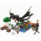 Конструктор LARI Minecraft Майнкрафт «Нападение черного дракона», 228 дет. (11265)