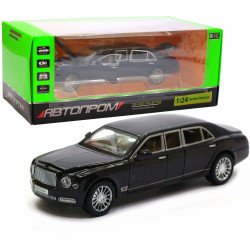 Машинка игровая автопром «Bentley Mulsanne» (Бентли) 20х7х6, Черный (7694)