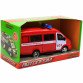 Машинка игрушечная автопром «Пожарная машина» (свет, звук, пластик), 20х7х10 (7661-1)
