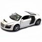 Машинка игровая автопром «Audi R8» металл, 13, белый, свет, звук, двери открываются (321D)