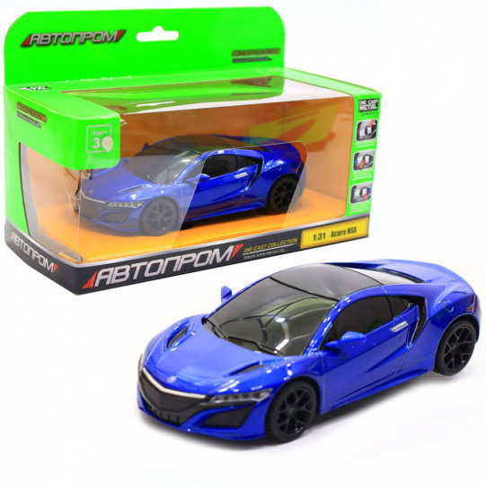 Машинка игровая автопром «Acura NSX», 14, свет, звук, синий (7606)